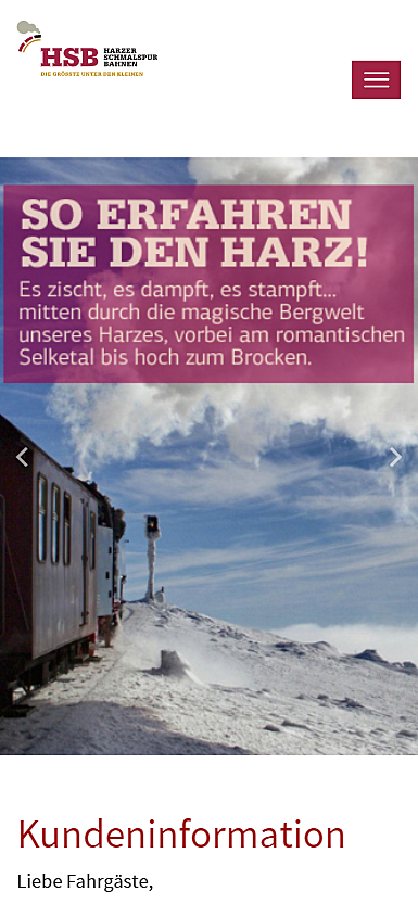 Harzer Schmalspurbahnen 1