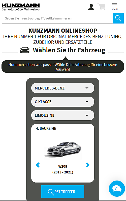 Autohaus KUNZMANN Onlineshop 3