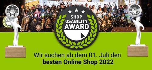 Der Shop Usability Award geht in die 15. Runde!