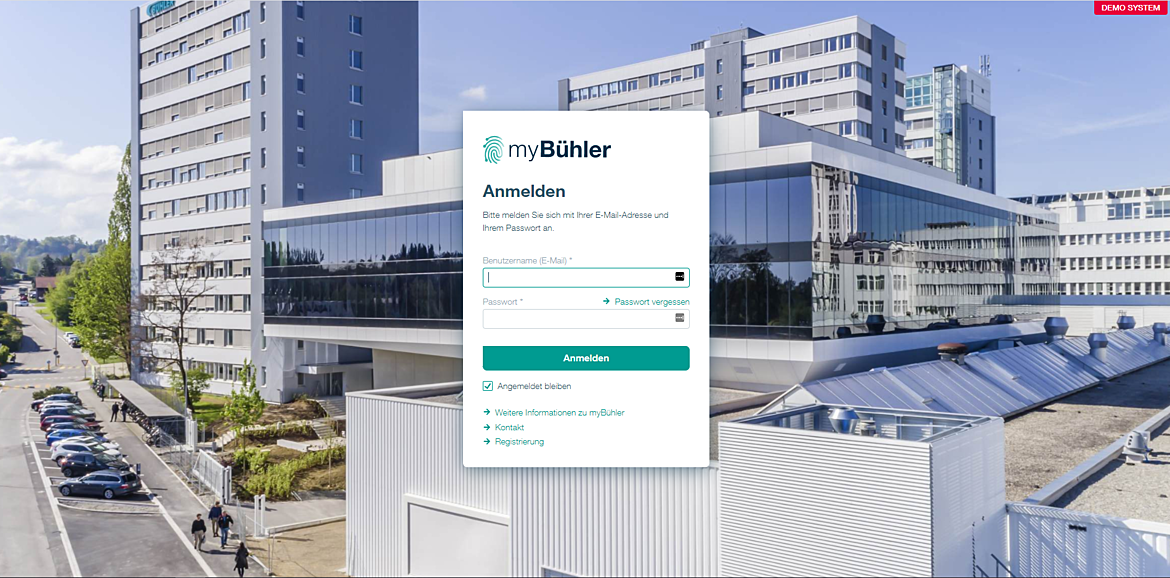 myBühler.com 1