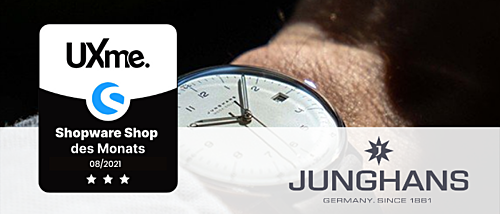 Uhren von Junghans – der Shopware Shop des Monats August