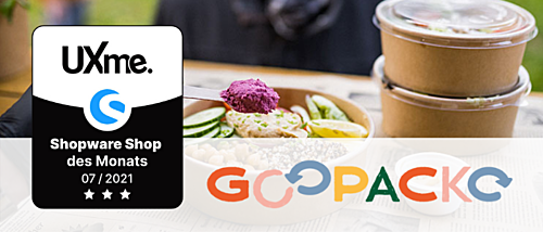 Smart & nachhaltig – GOOPACKO ist bester Shopware Shop im Juli