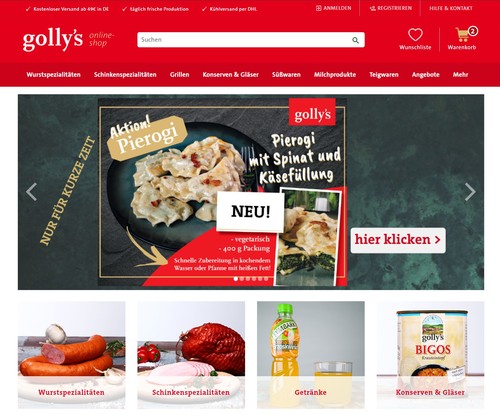 Golly's Onlineshop
