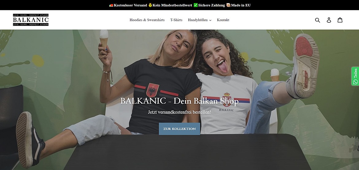 BALKANIC - Dein Balkan Shop für Hoodies, Shirts, Handyhüllen und mehr! 1
