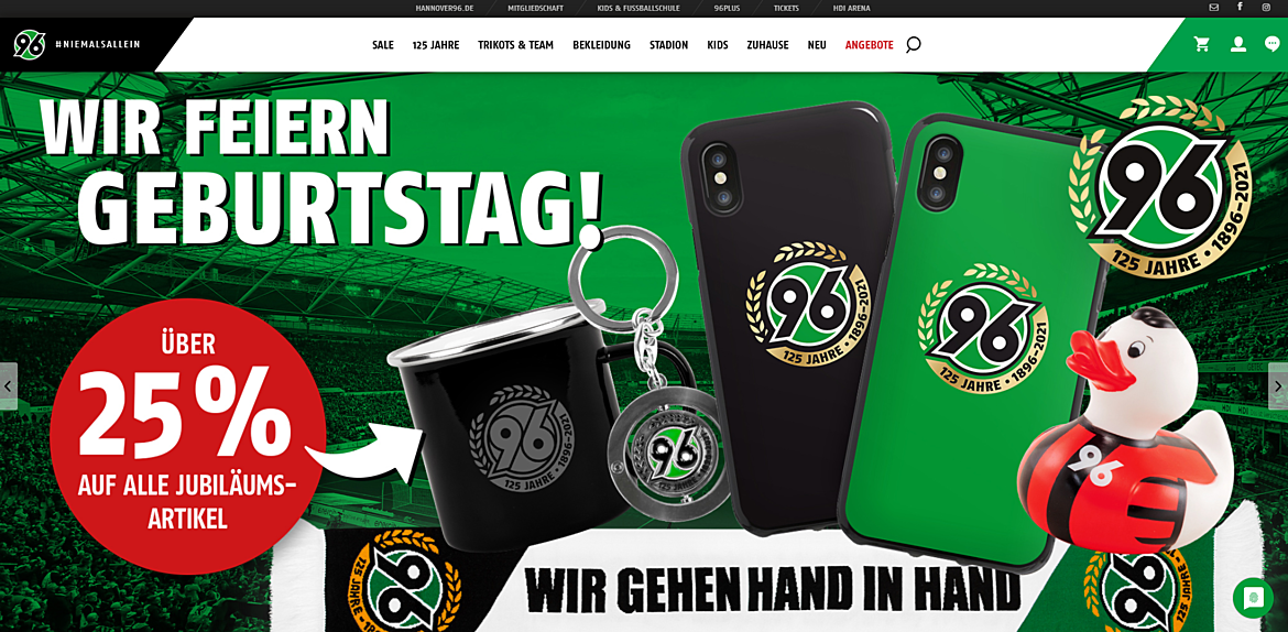Hannover 96-Onlineshop 1