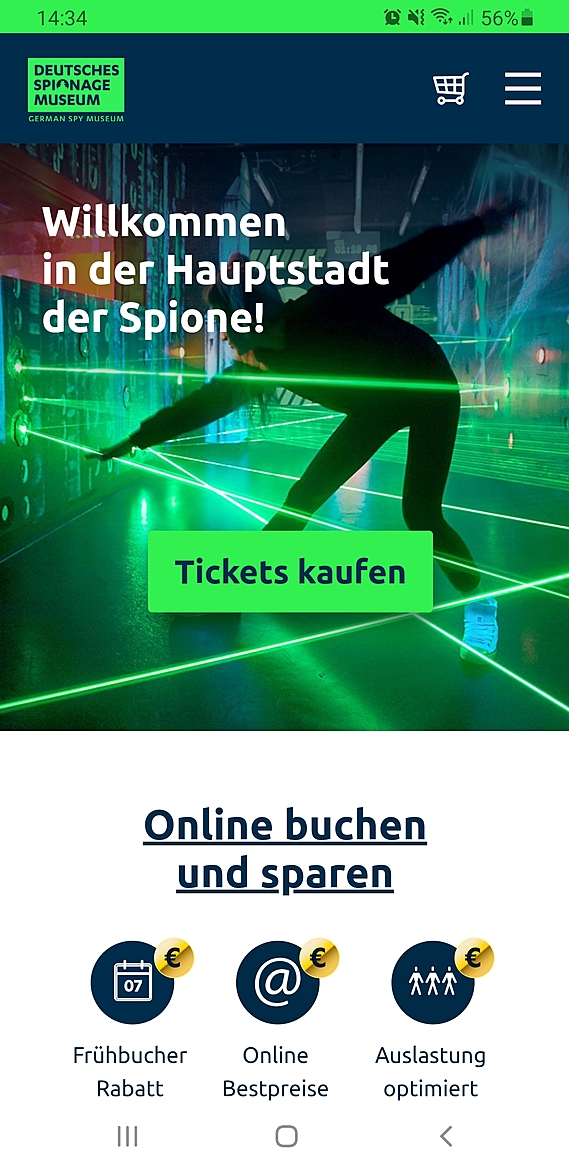 Onlineshop für Tickets & Merchandise Deutsches Spionagemuseum Berlin 5
