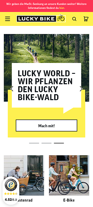 Lucky-Bike Onlineshop 1
