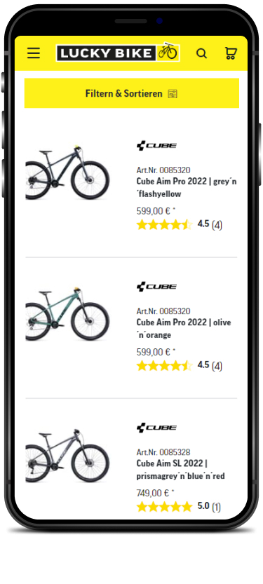 Lucky-Bike Onlineshop 2