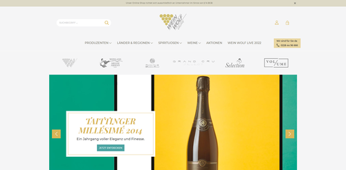 Wein Wolf - B2B Onlineshop