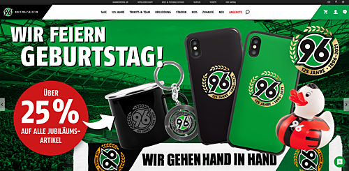 Hannover 96-Onlineshop
