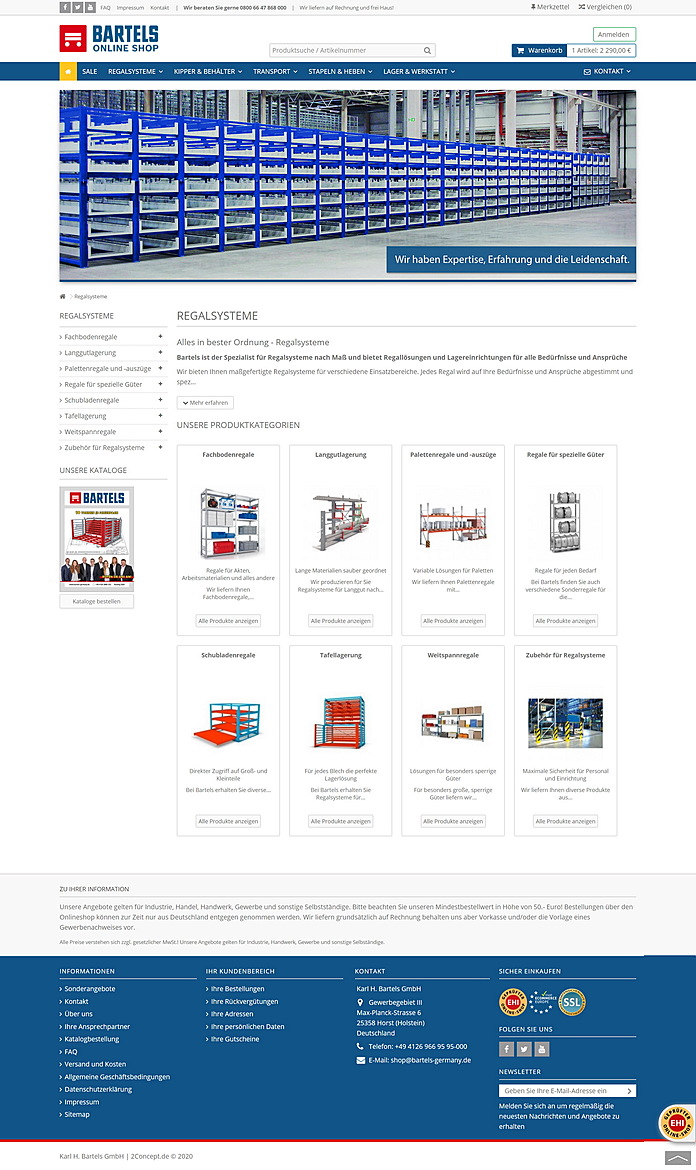 Karl H. Bartels GmbH - Online Shop 2