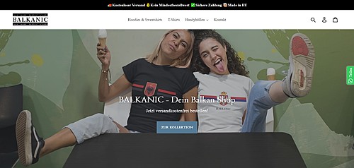 BALKANIC - Dein Balkan Shop für Hoodies, Shirts, Handyhüllen und mehr!